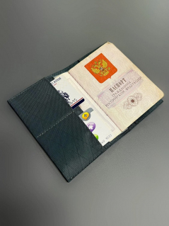 Обложка для паспорта ДЯГ Xpac с велкро, Black