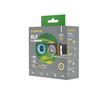Фонарь Armytek ELF C1 USB-C, теплый свет