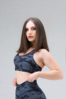 Топ женский спортивный Sturmer GymLady, Multicam Black