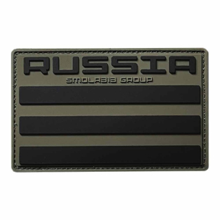 Шеврон на липучке Smola Russia, олива