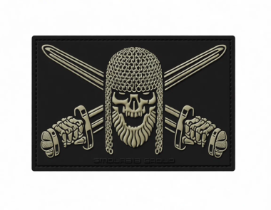 Шеврон на липучке Smola ВАРЯГЪ, койот