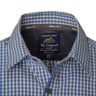 Рубашка Helikon Concealed Carry Short Sleeve Shirt, Sunset Blue Plaid