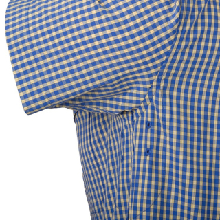 Рубашка Helikon Concealed Carry Short Sleeve Shirt, Sunset Blue Plaid