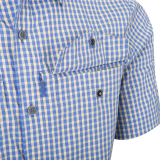 Рубашка Helikon Concealed Carry Short Sleeve Shirt, Sunset Blue Plaid