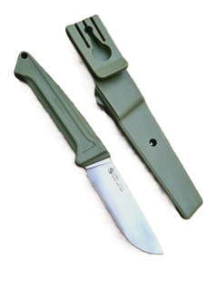 Нож с фиксированным лезвием Sanrenmu  S708-1, темно-зеленый