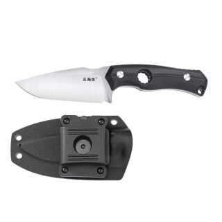 Нож с фиксированным лезвием Sanrenmu S725P-5, черный