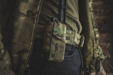 Подсумок под рацию с клапаном Wartech UP-143, Ranger Green