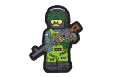 Шеврон на липучке Brick Operator пулеметчик, PVC