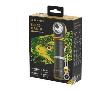 Фонарь Armytek Elf C2 Max LR USB-C, белый свет