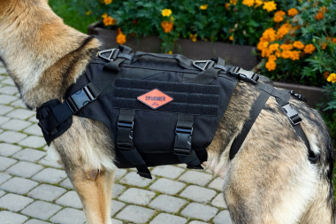 Шлейка тактическая, защитная SturmDog с баллистикой, Black
