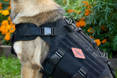 Шлейка тактическая, защитная SturmDog с баллистикой, Black