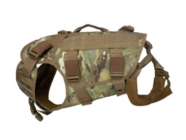 Шлейка тактическая, защитная SturmDog с баллистикой, Multicam