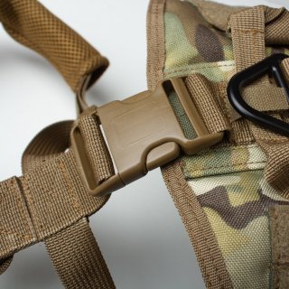 Шлейка тактическая, защитная SturmDog с баллистикой, Multicam