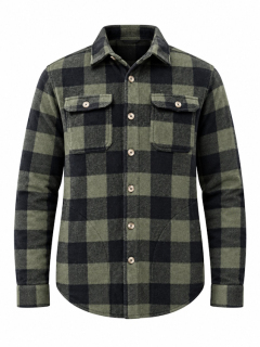 Рубашка утеплённая Sturmer Gunner, Green Plaid