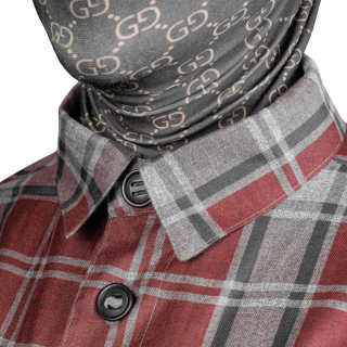 Рубашка Sturmer Gridline, grey/red