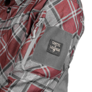 Рубашка Sturmer Gridline, grey/red