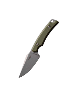 Нож N.C. Custom Shard stonewash сталь AUS-8, рукоять Olive G10