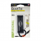 Гибкие стяжки NiteIze Gear Tie Reusable Rubber Twist Tie #3, 4 шт, черные