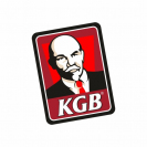 Шеврон FTA на липучке KGB, PVC, полноцветный