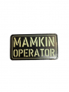 Шеврон FTA на липучке Mamkin Operator , PVC, черный