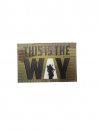 Шеврон на липучке This is the way, multicam