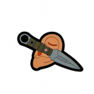 Шеврон Not Today на липучке Ухорез, PVC