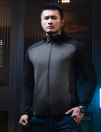Толстовка Dragon Tooth Y-YS Hooded Fleece Jacket, Grey/Black