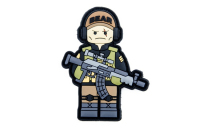 Шеврон на липучке Brick Operator боец BEAR, PVC